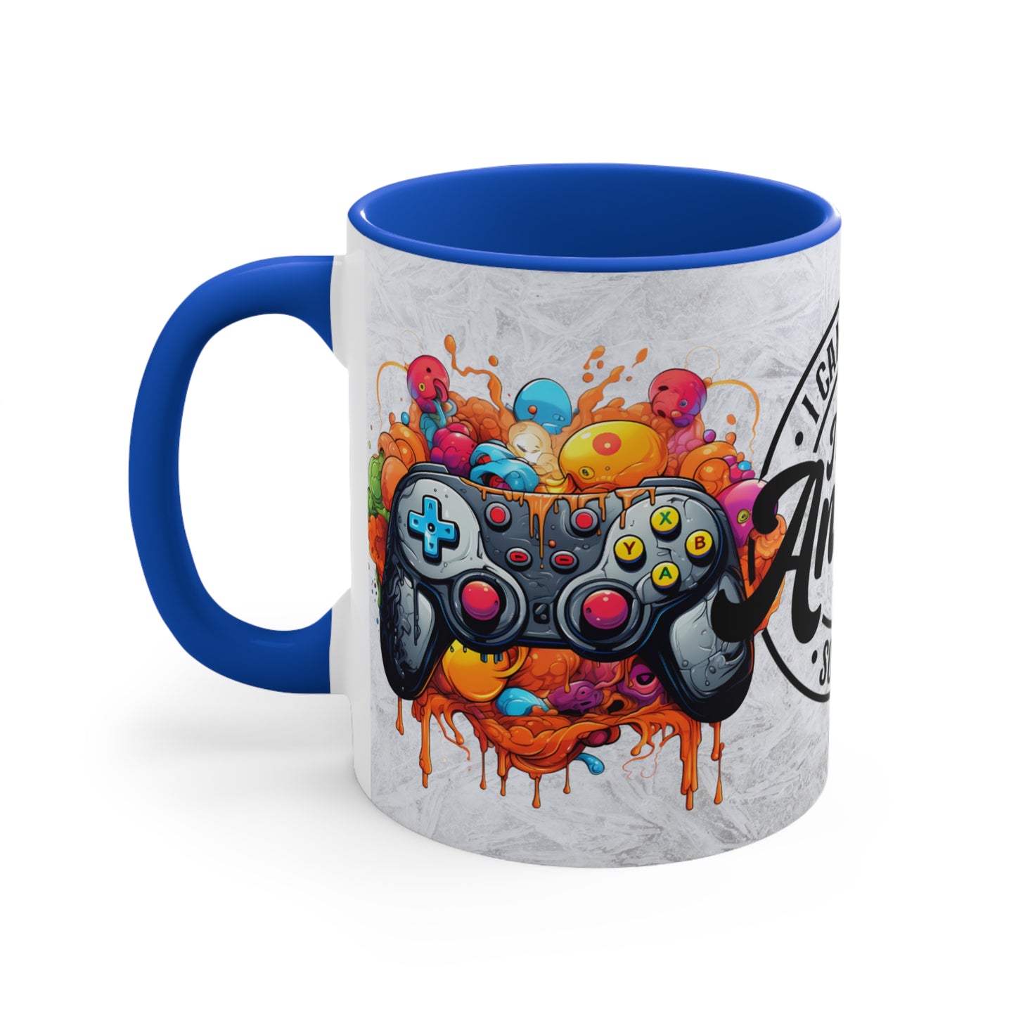 Colorful Accent Mugs, 11oz - I GAME