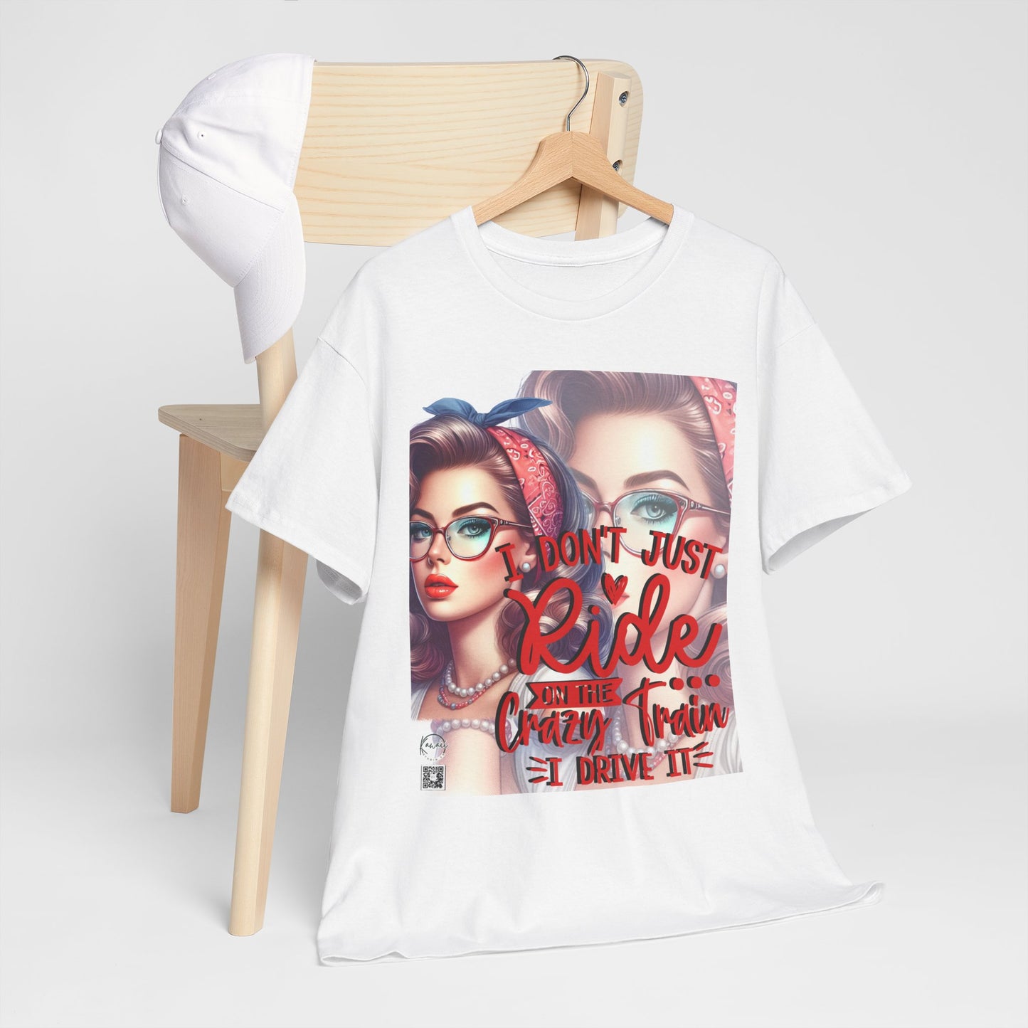 Unisex Heavy Cotton Tee - I don't just ride
