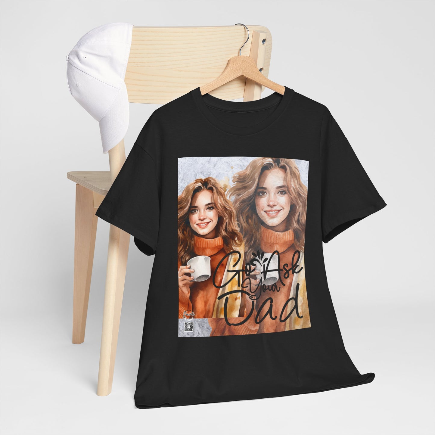 Unisex Heavy Cotton Tee - Go Ask Dad