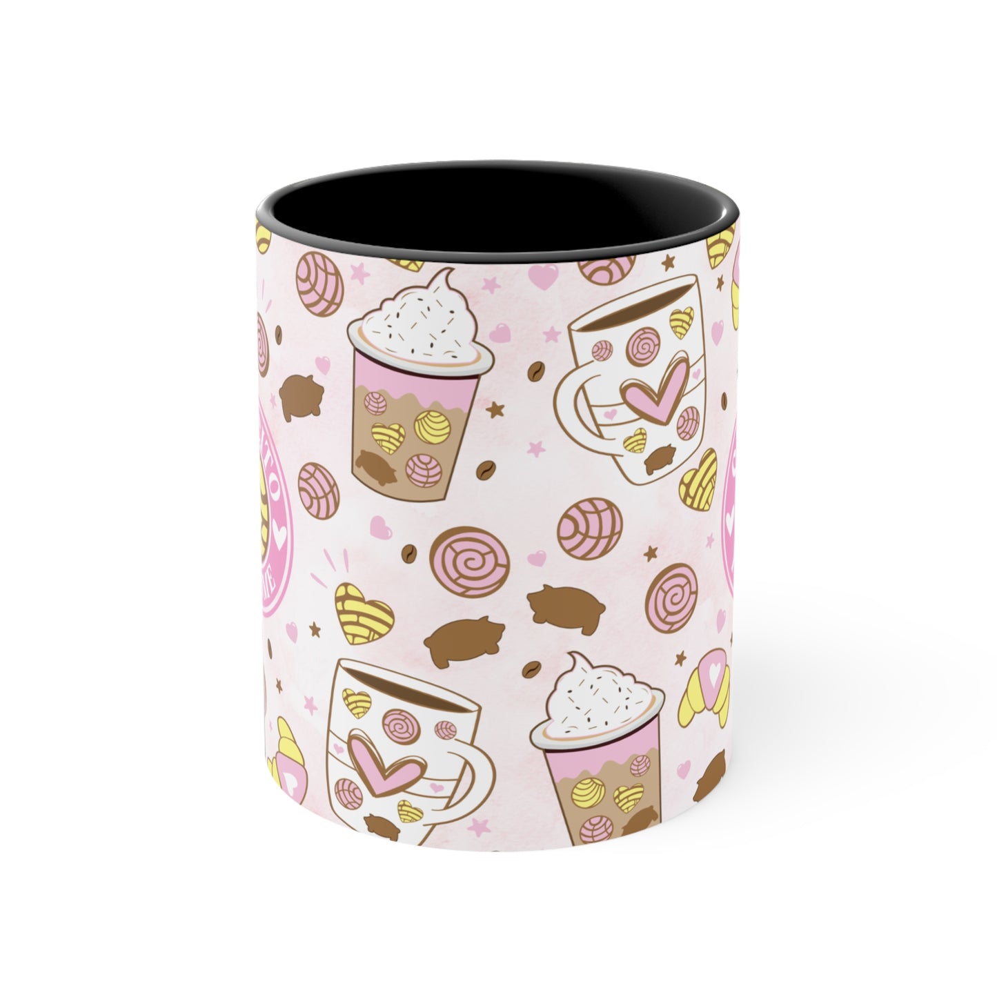 Colorful Accent Mugs, 11oz - CAFECITO