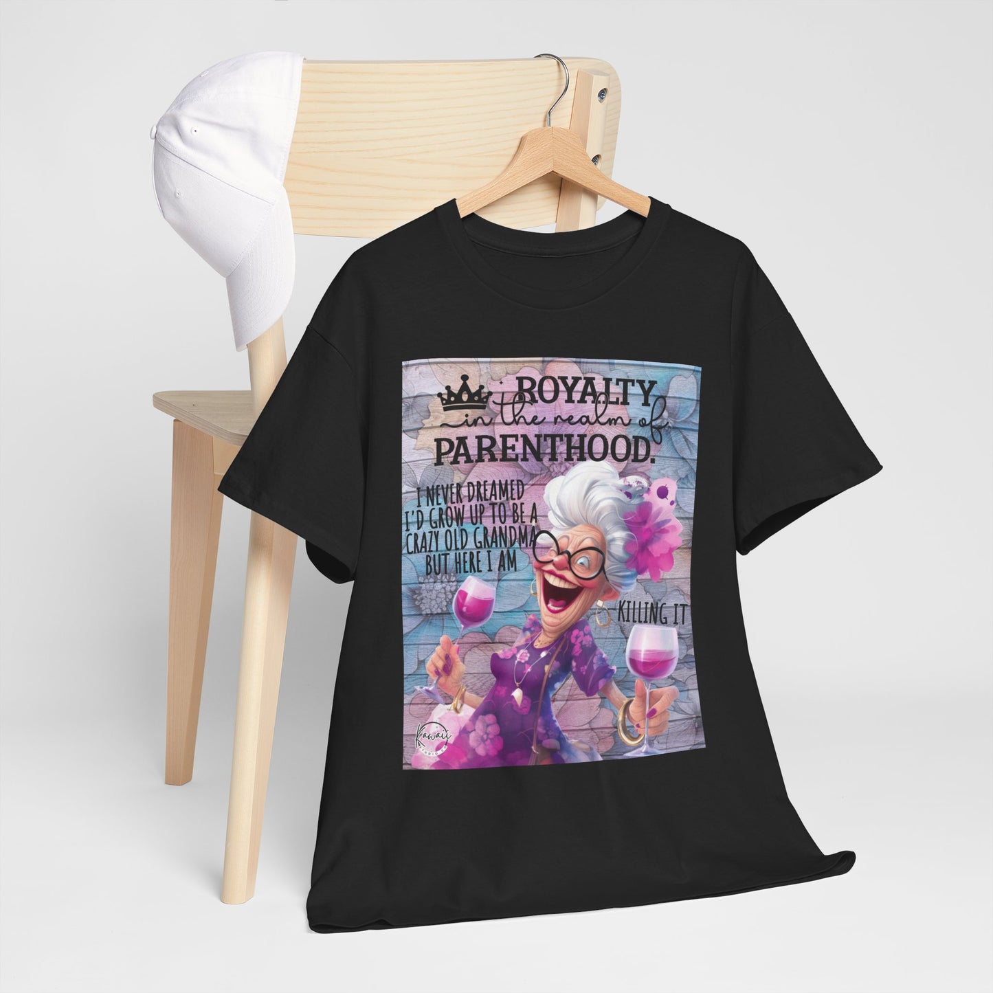 Heavy Cotton Tee - Royalty Grandma