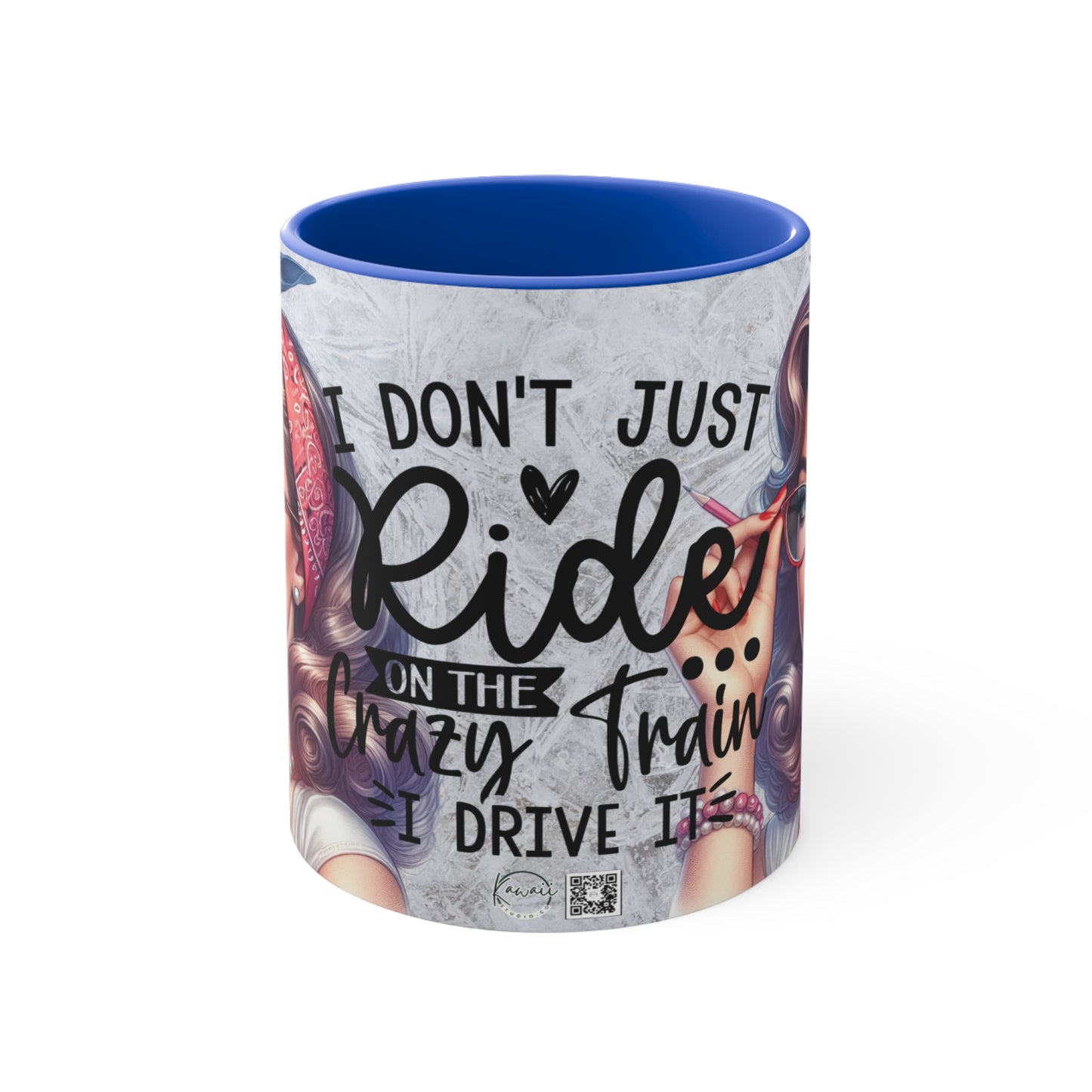 Colorful Accent Mugs, 11oz - I just don't ride