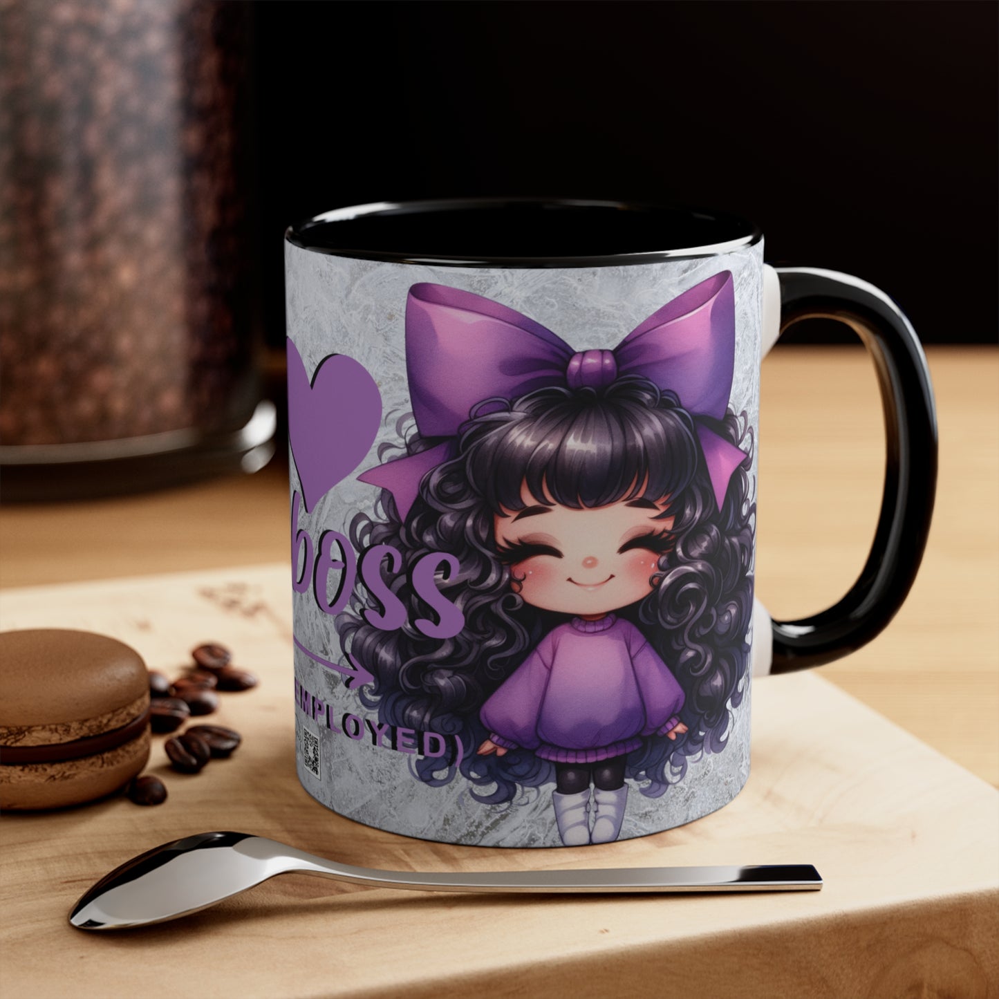Colorful Accent Mugs, 11oz - I love my boss v.2