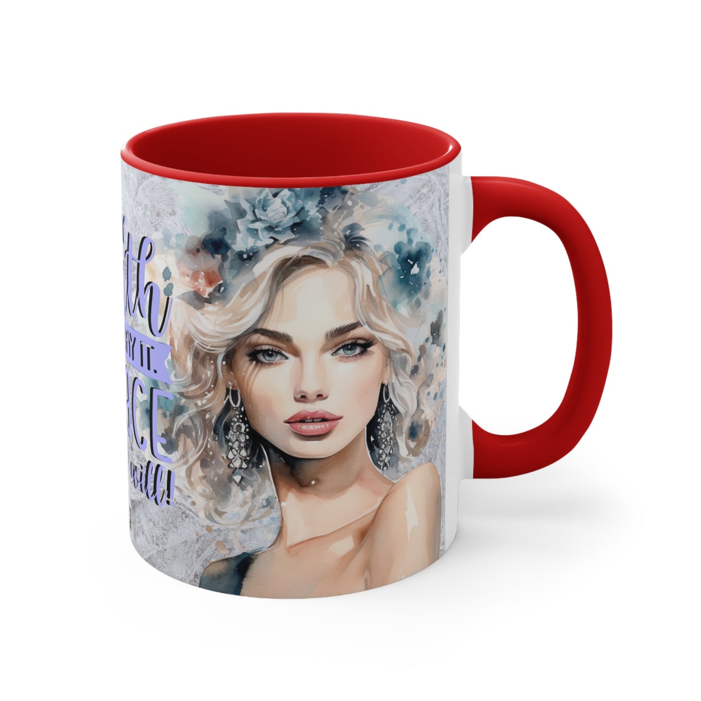 Colorful Accent Mugs, 11oz - If my mouth doesn't say it