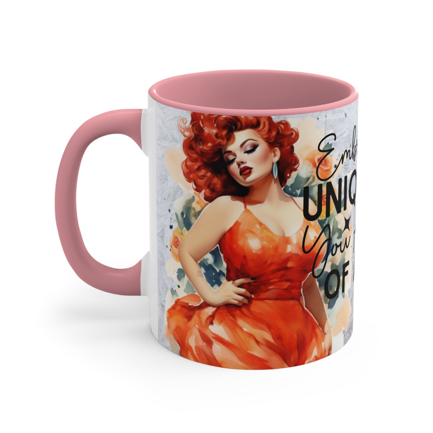 Colorful Accent Mugs, 11oz - Embrace