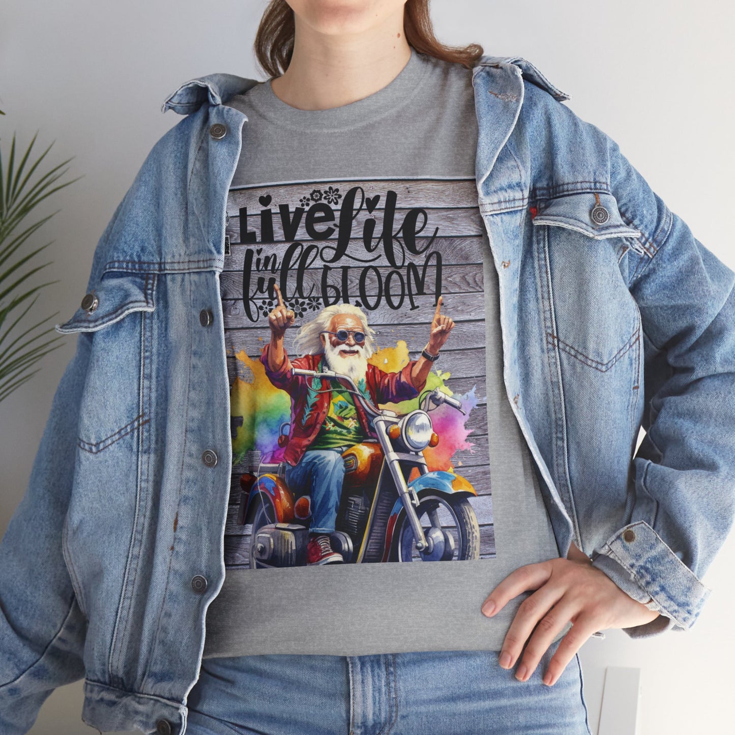Unisex Heavy Cotton Tee - Full Bloom
