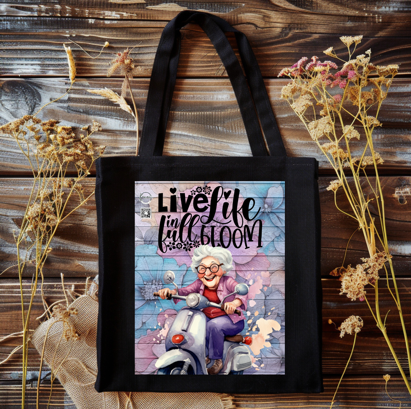TOTE BAGS - FULL BLOOM NANA