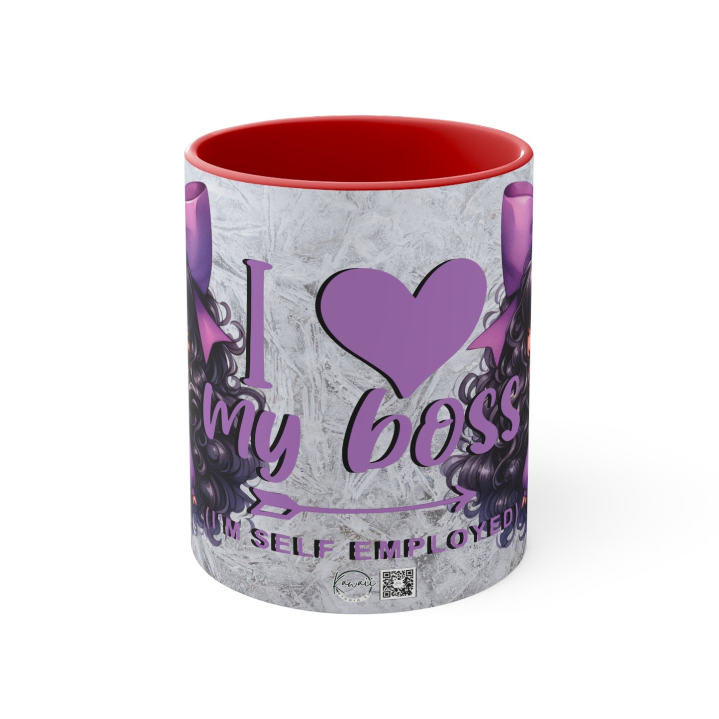 Colorful Accent Mugs, 11oz - I love my boss v.2