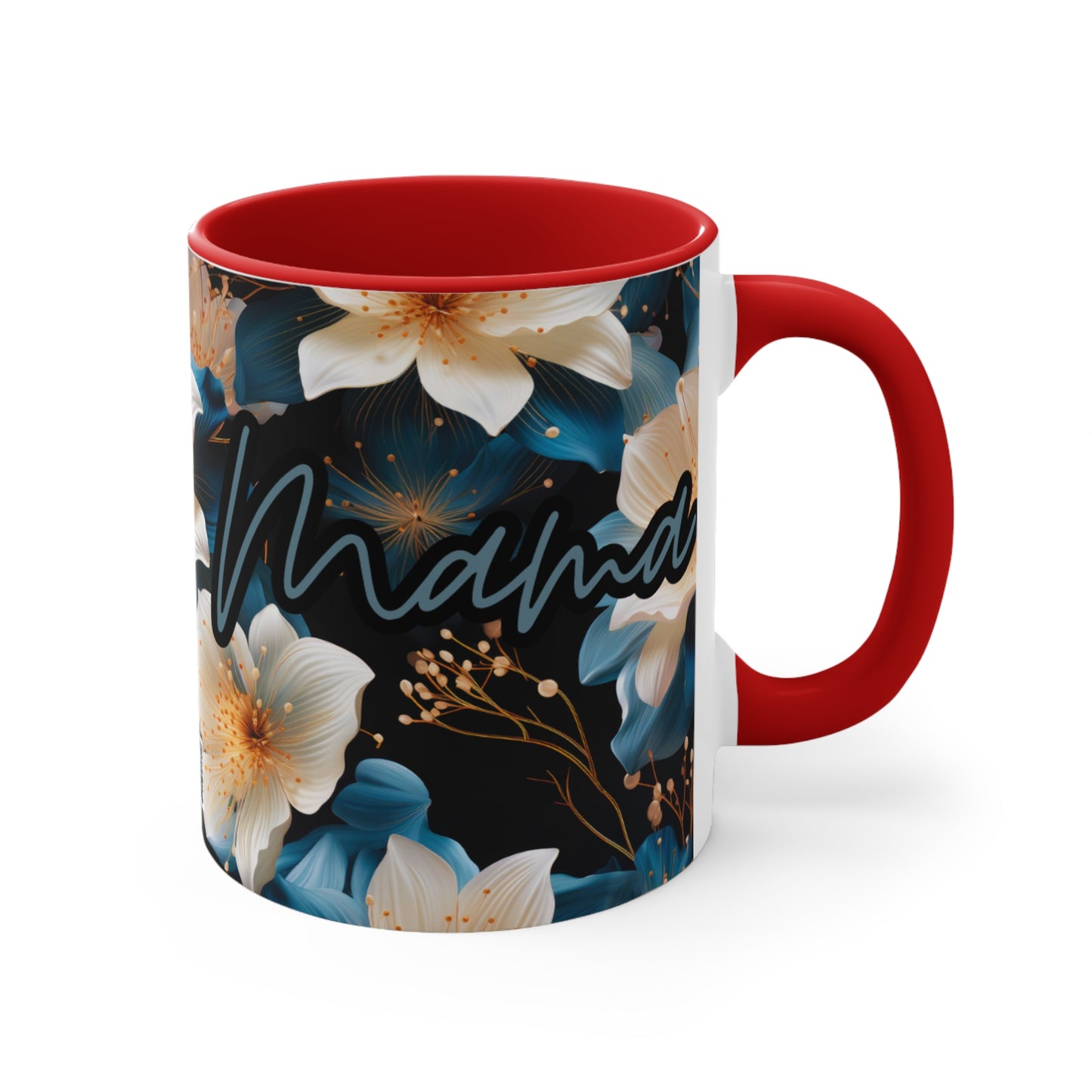 Colorful Accent Mugs, 11oz - Mama
