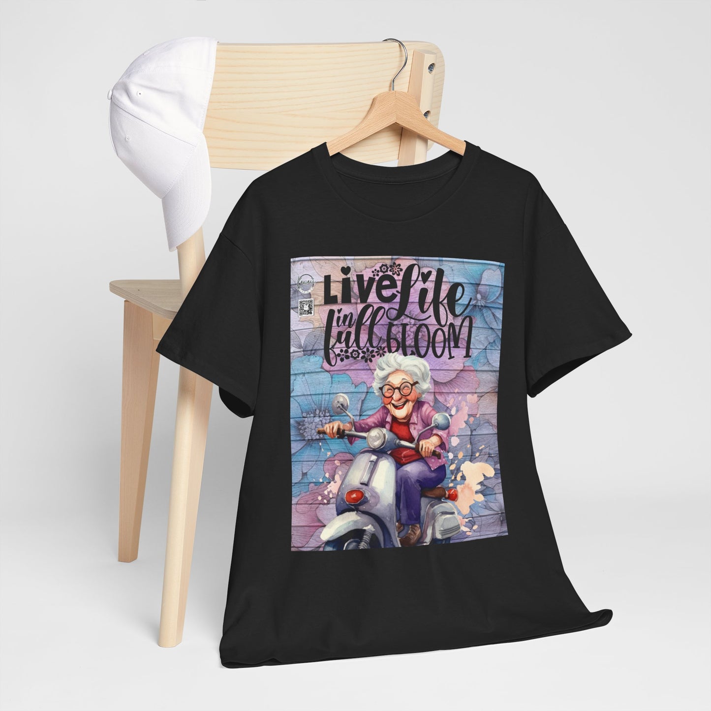 Unisex Heavy Cotton Tee - Full Bloom Nana
