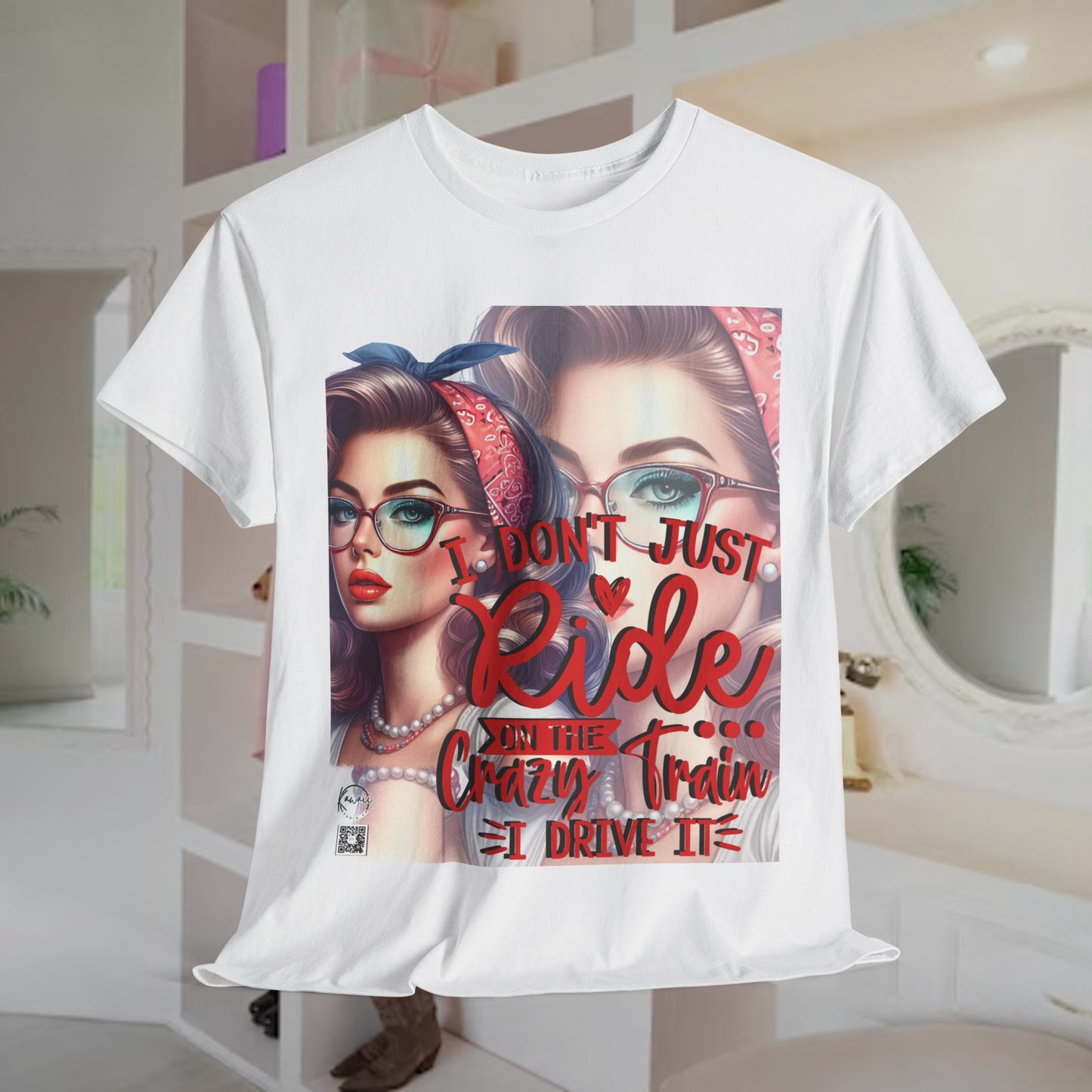 Unisex Heavy Cotton Tee - I don't just ride