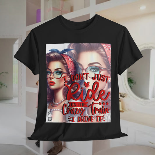 Unisex Heavy Cotton Tee - I don't just ride