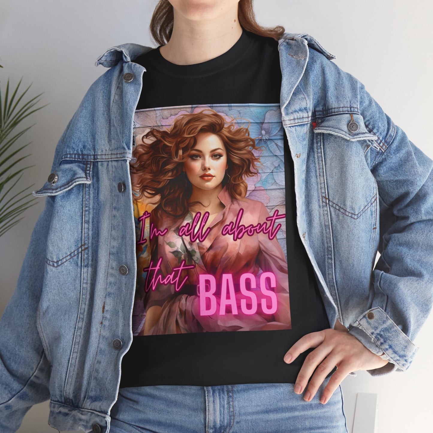 Unisex Heavy Cotton Tee - All about that Bass