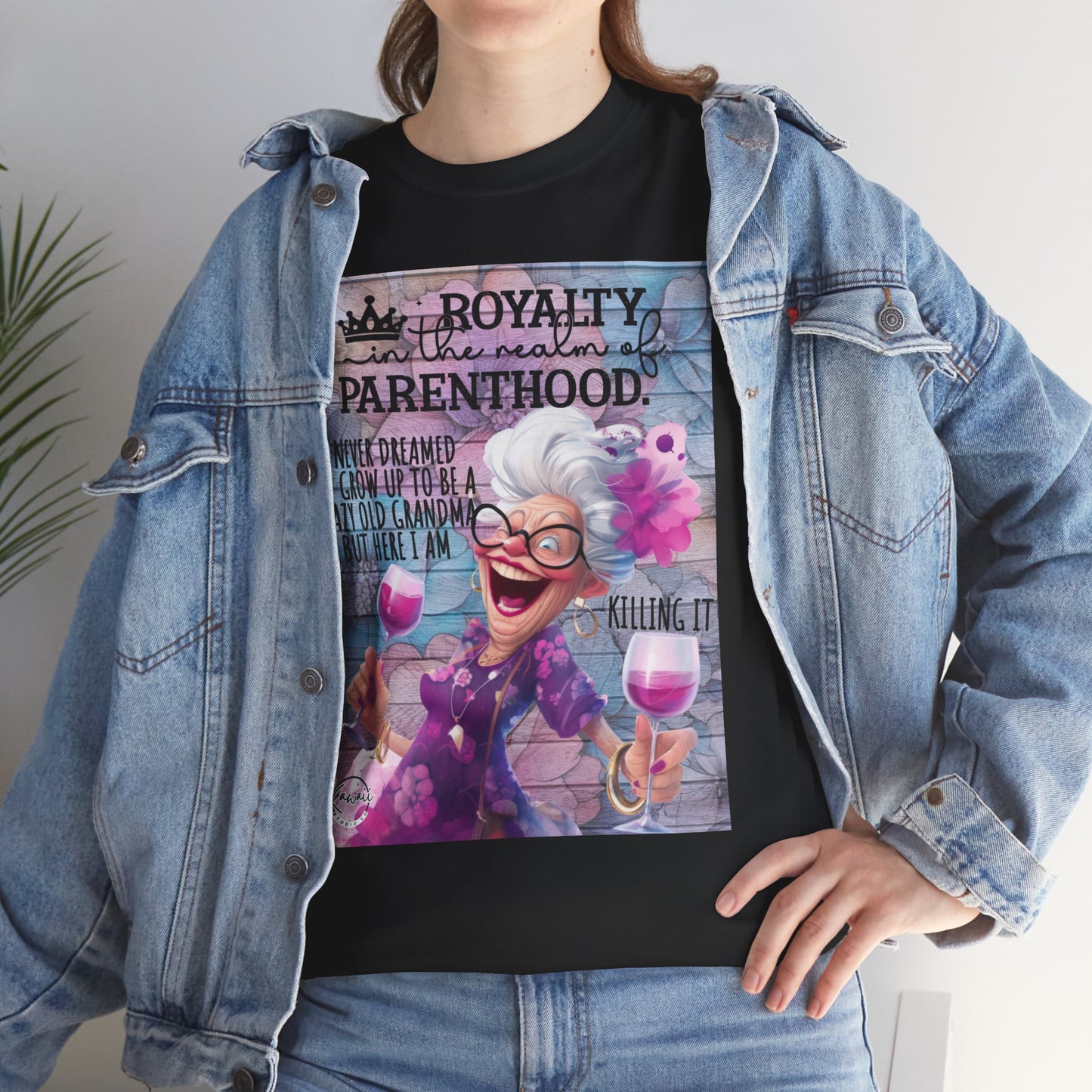 Heavy Cotton Tee - Royalty Grandma
