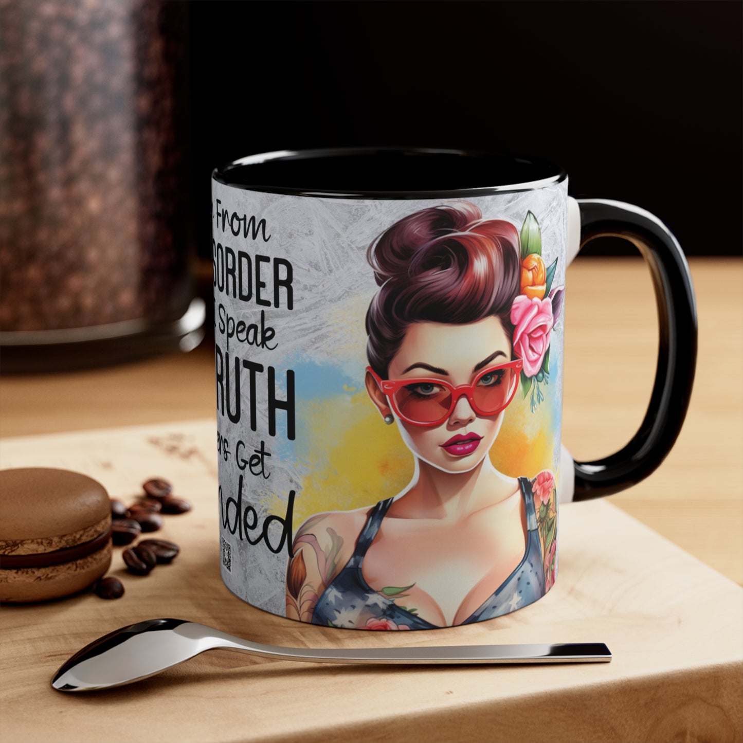 Colorful Accent Mugs, 11oz - That Disorder