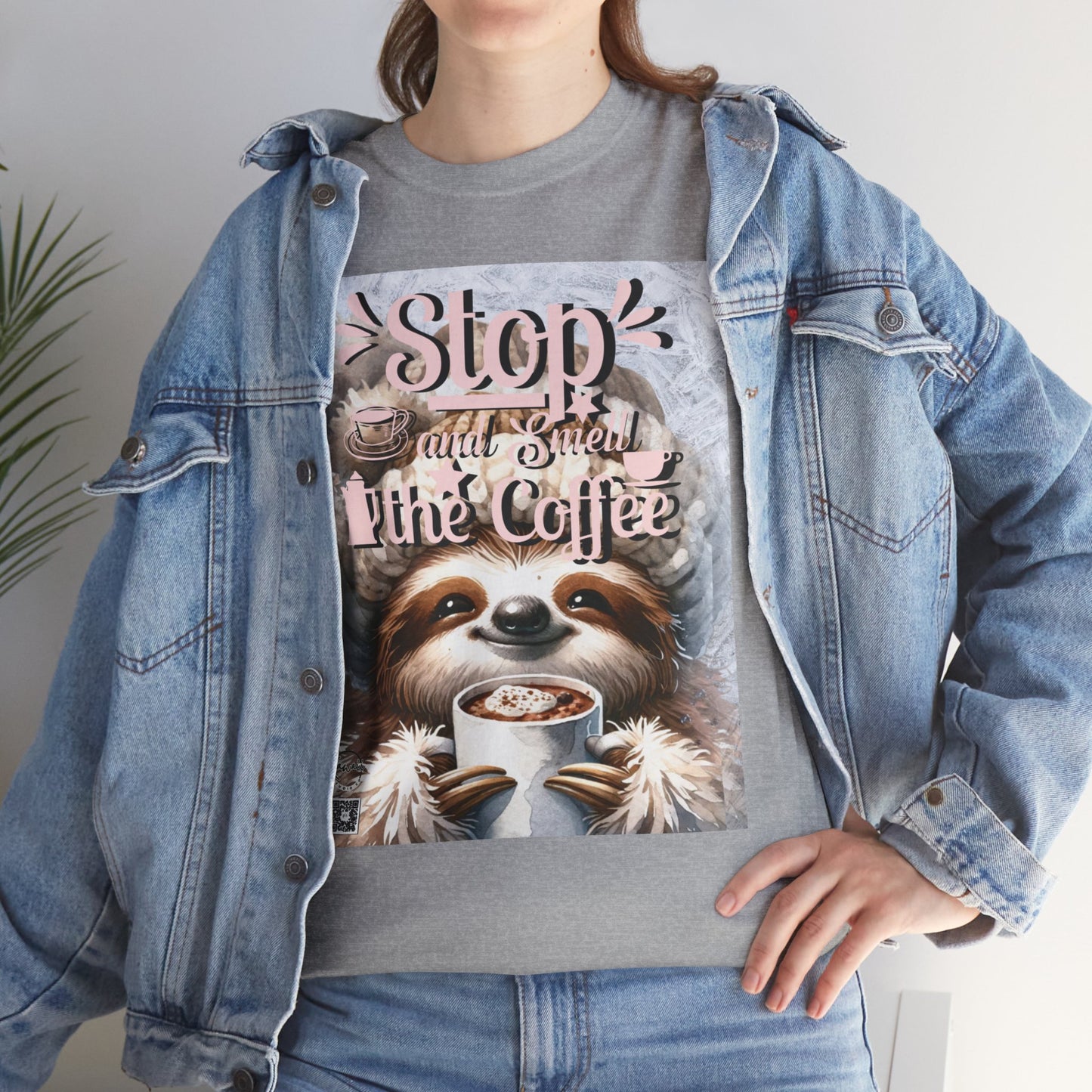 Unisex Heavy Cotton Tee - Smell the Coffee