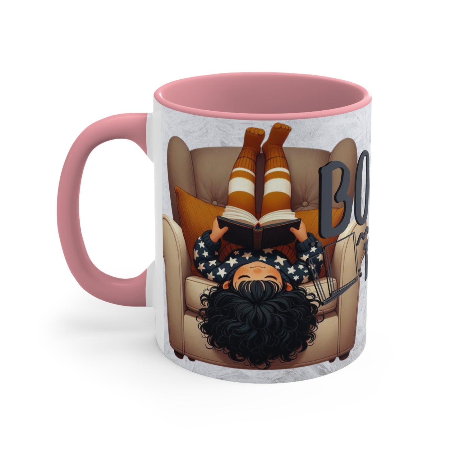 Colorful Accent Mugs, 11oz - Books Time