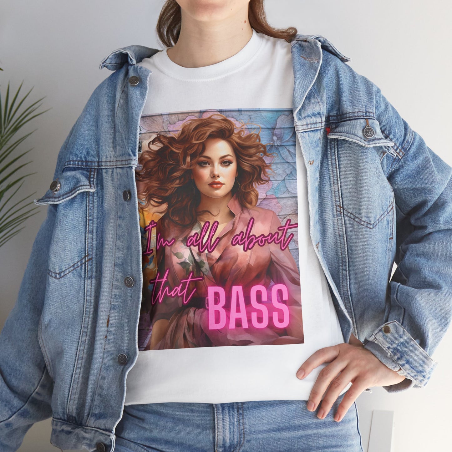 Unisex Heavy Cotton Tee - All about that Bass