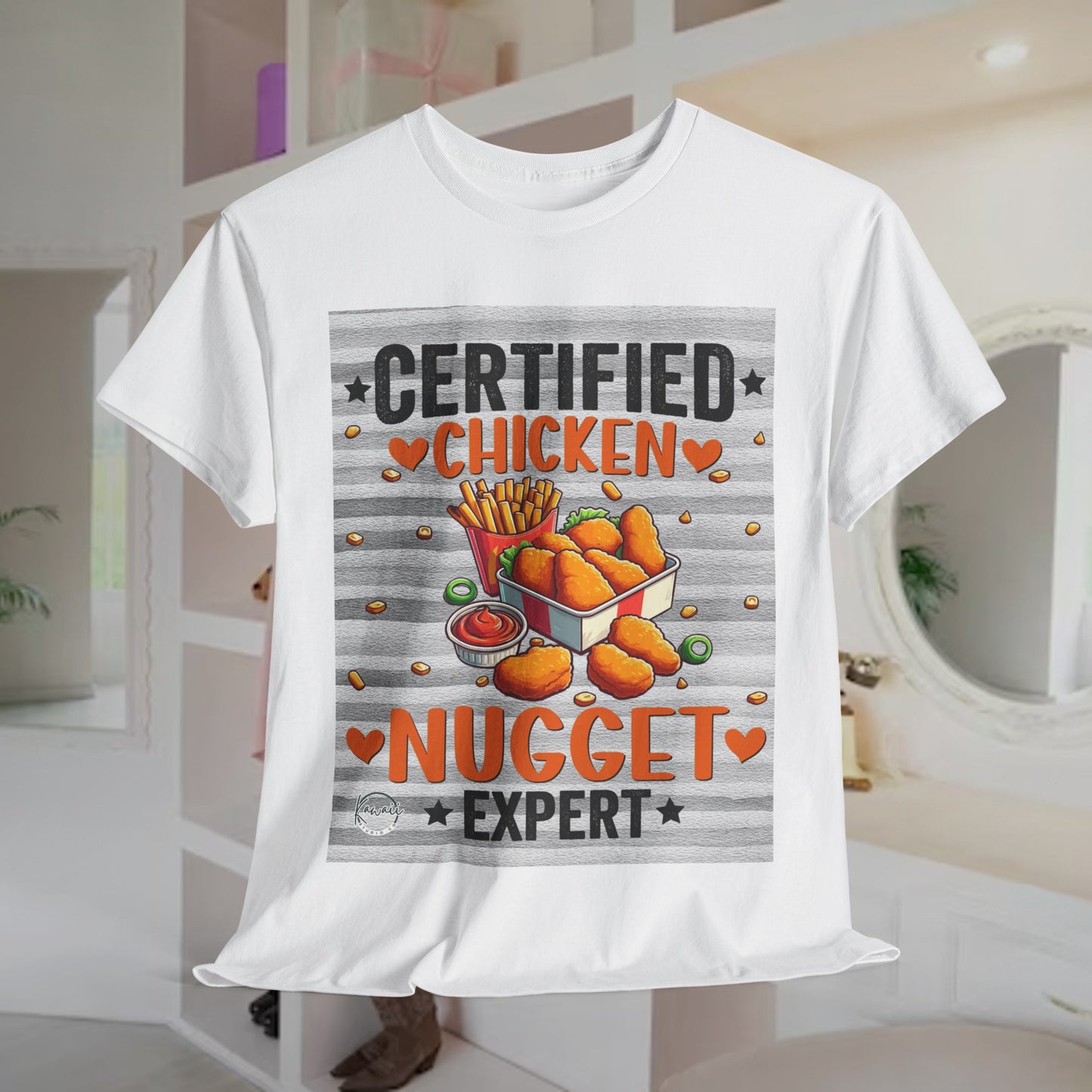 Unisex Heavy Cotton Tee - Chicken Nugget