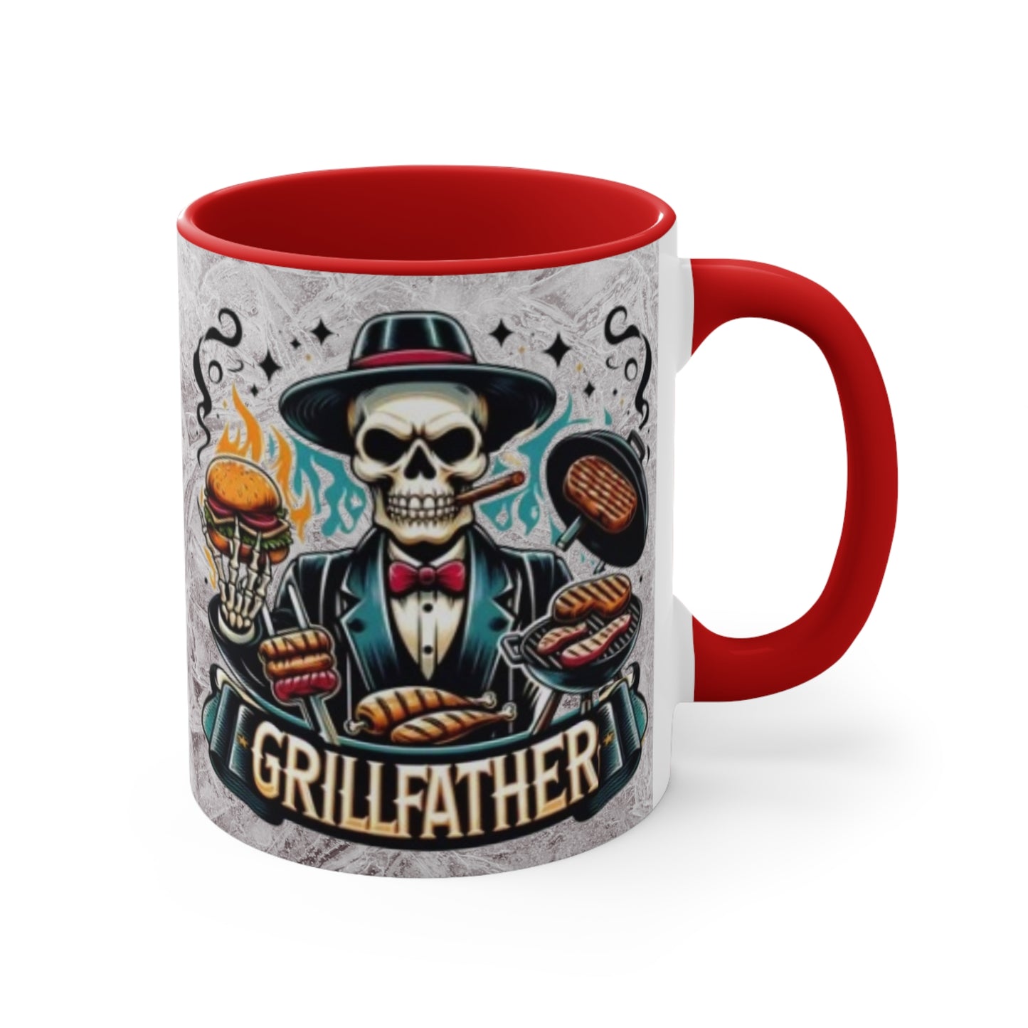 Colorful Accent Mugs, 11oz - Grillfather