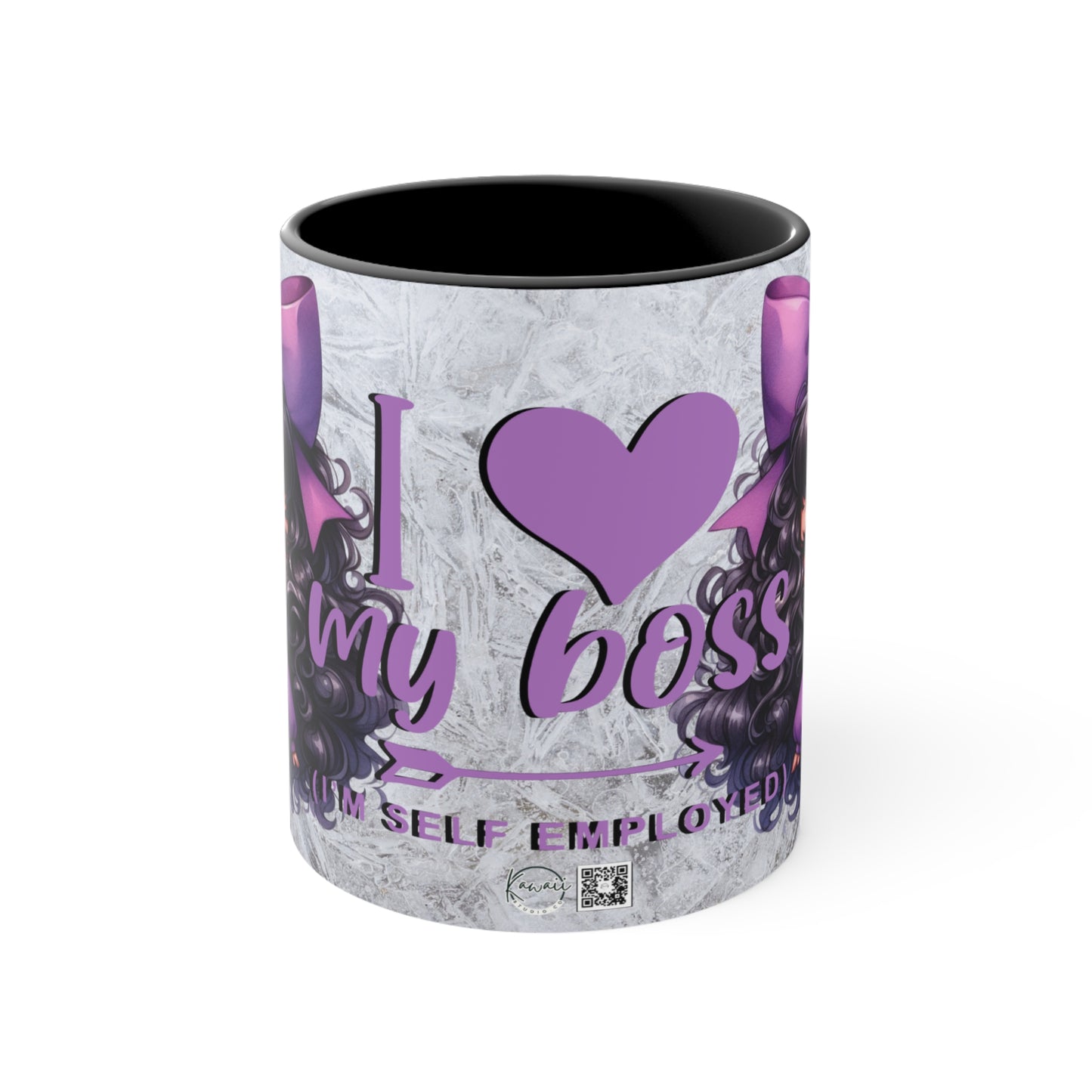 Colorful Accent Mugs, 11oz - I love my boss v.2