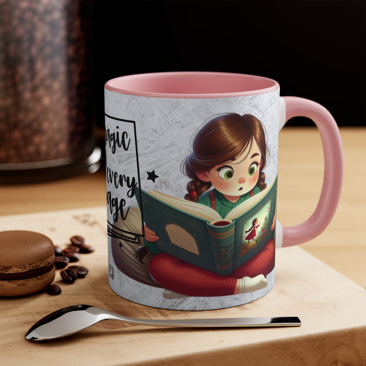 Colorful Accent Mugs, 11oz - Magic on every page