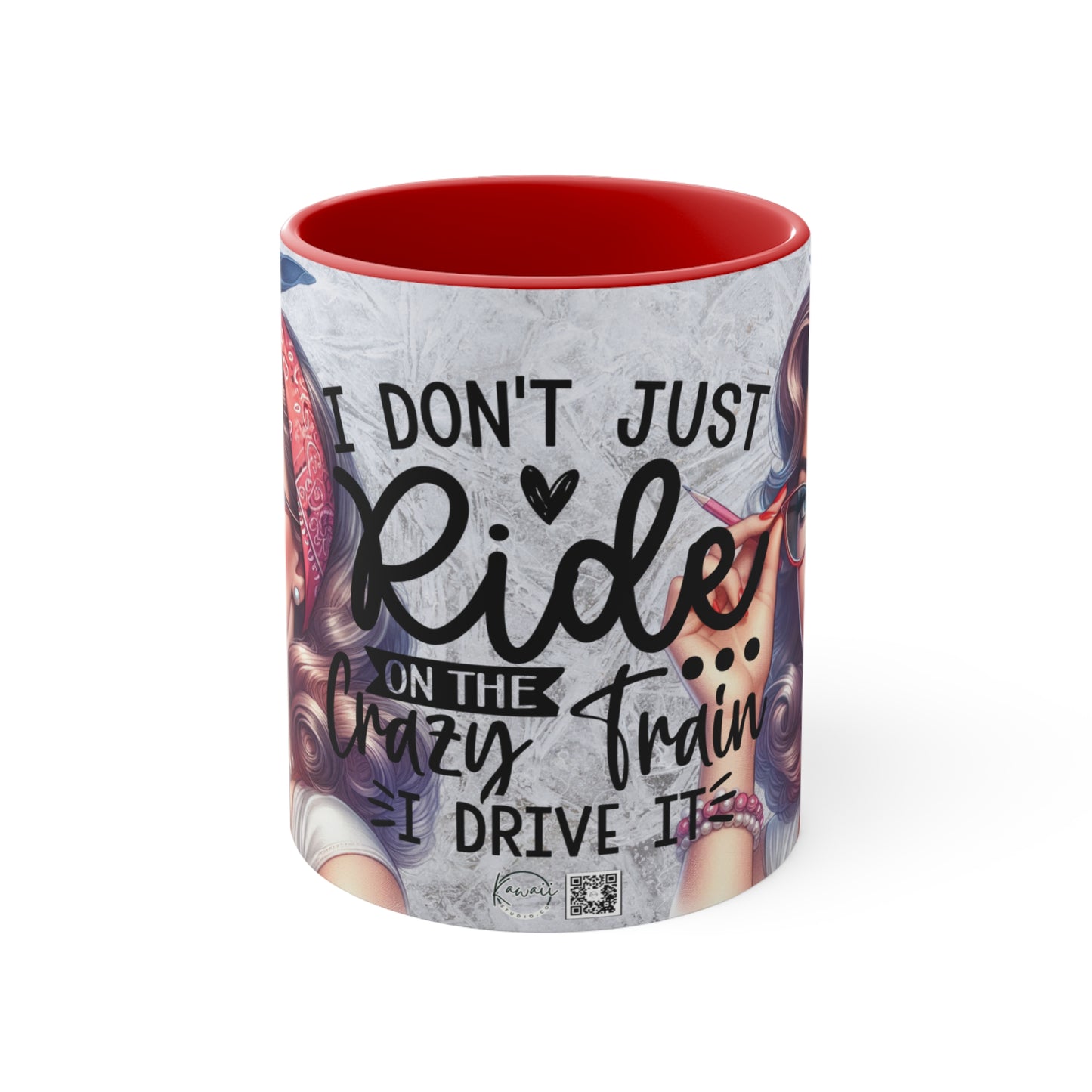 Colorful Accent Mugs, 11oz - I just don't ride