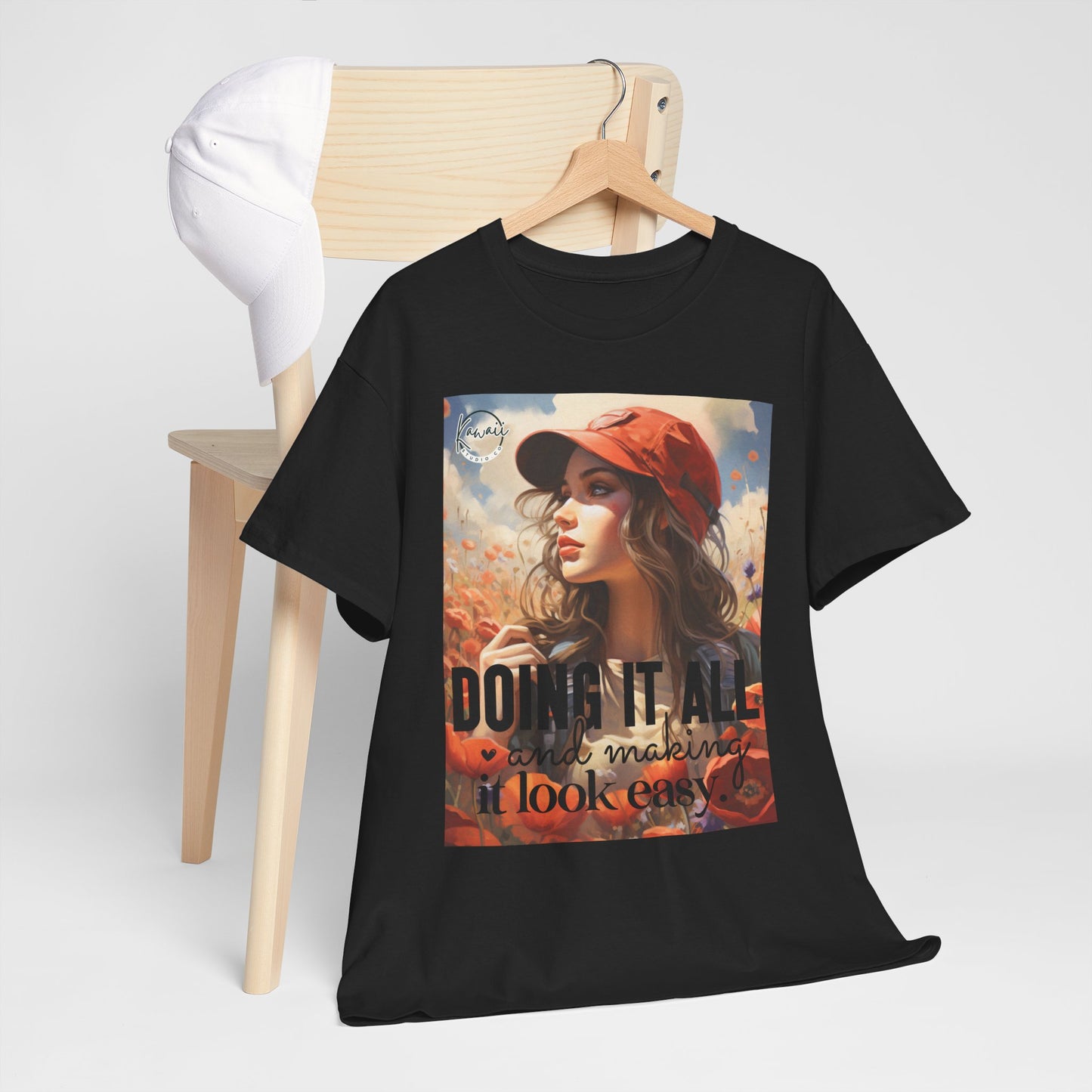 Unisex Heavy Cotton Tee - Doing it all