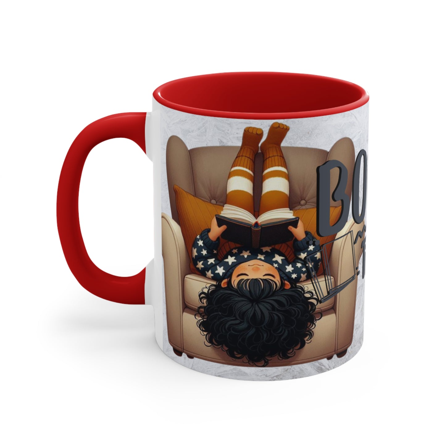 Colorful Accent Mugs, 11oz - Books Time
