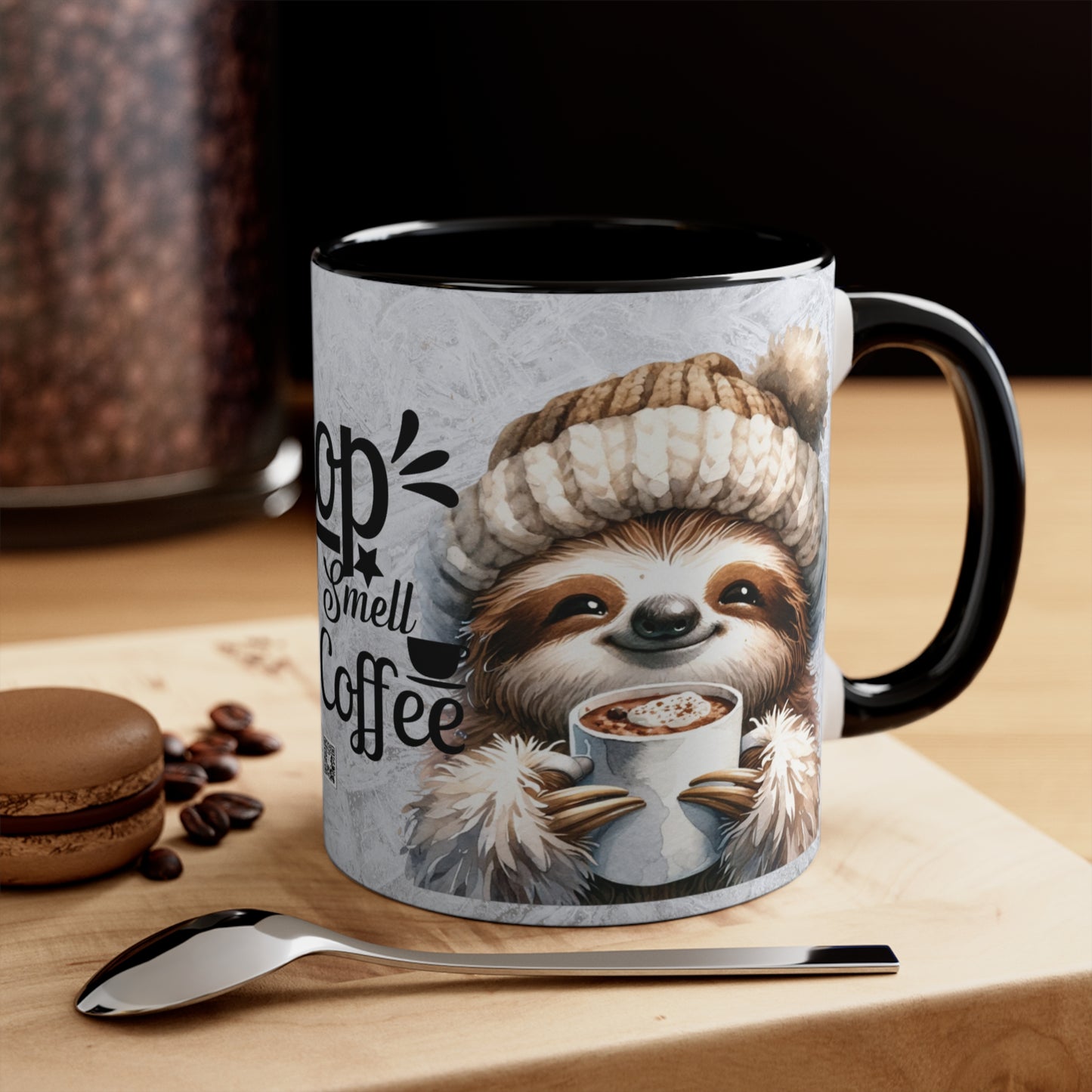 Colorful Accent Mugs, 11oz - STOP and smell the coffee
