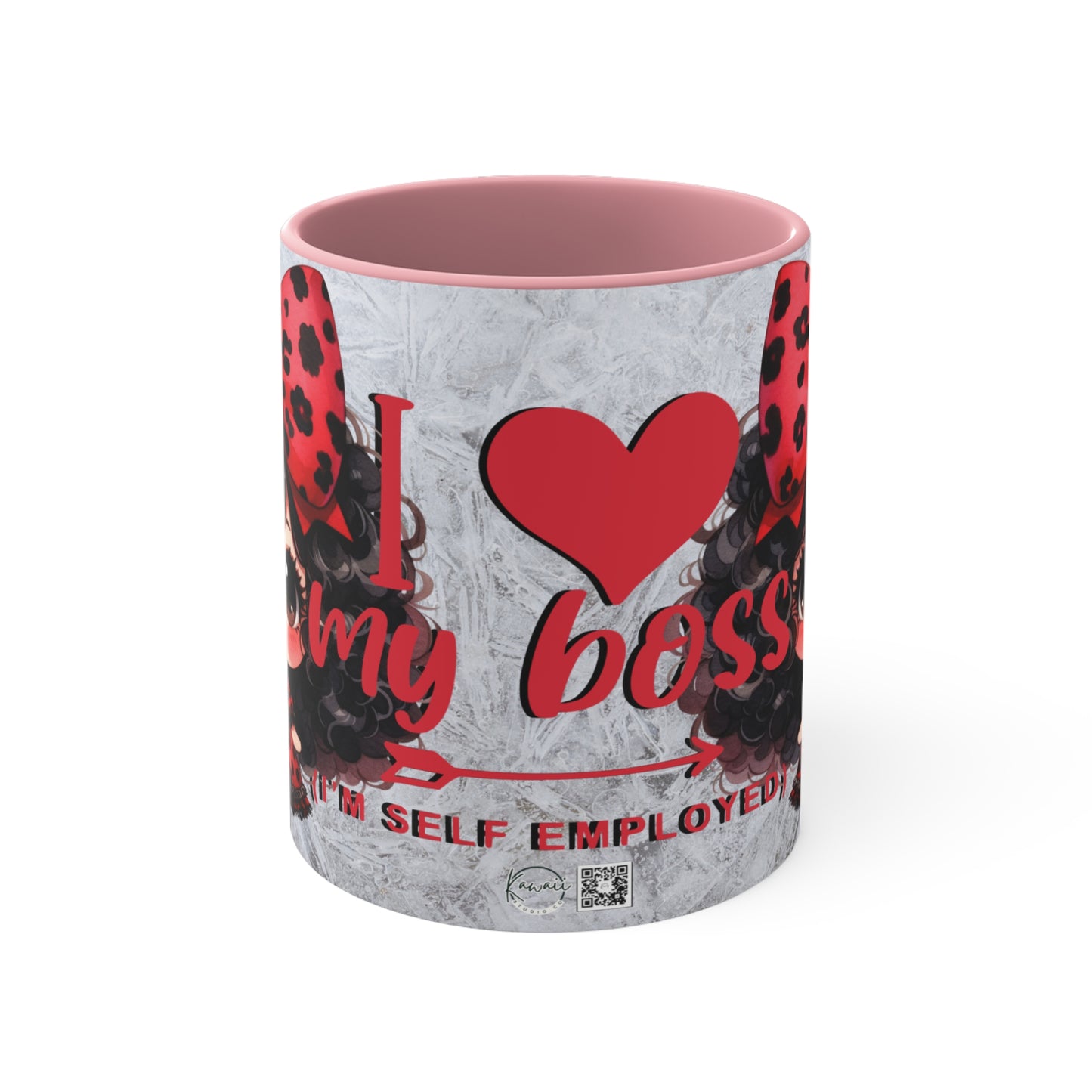 Colorful Accent Mugs, 11oz - I love my boss