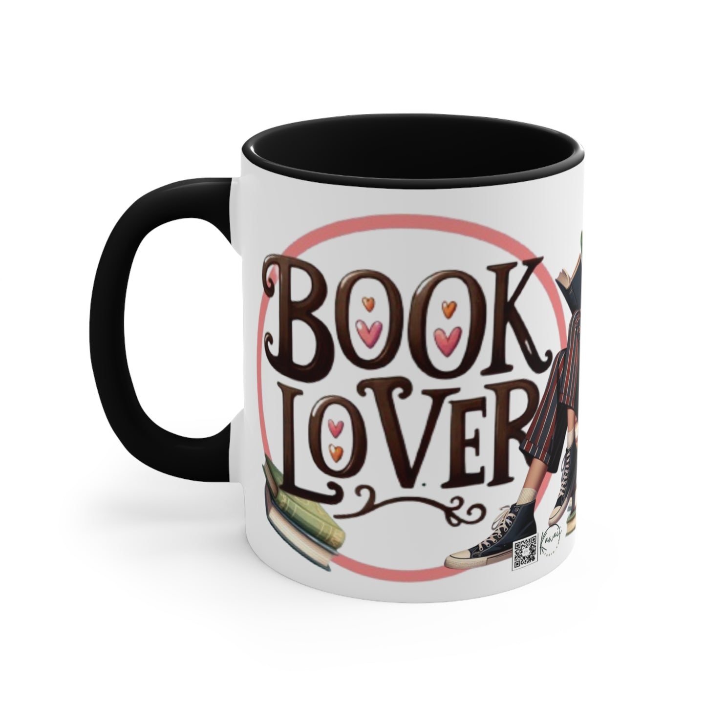Colorful Accent Mugs, 11oz - Book Lover