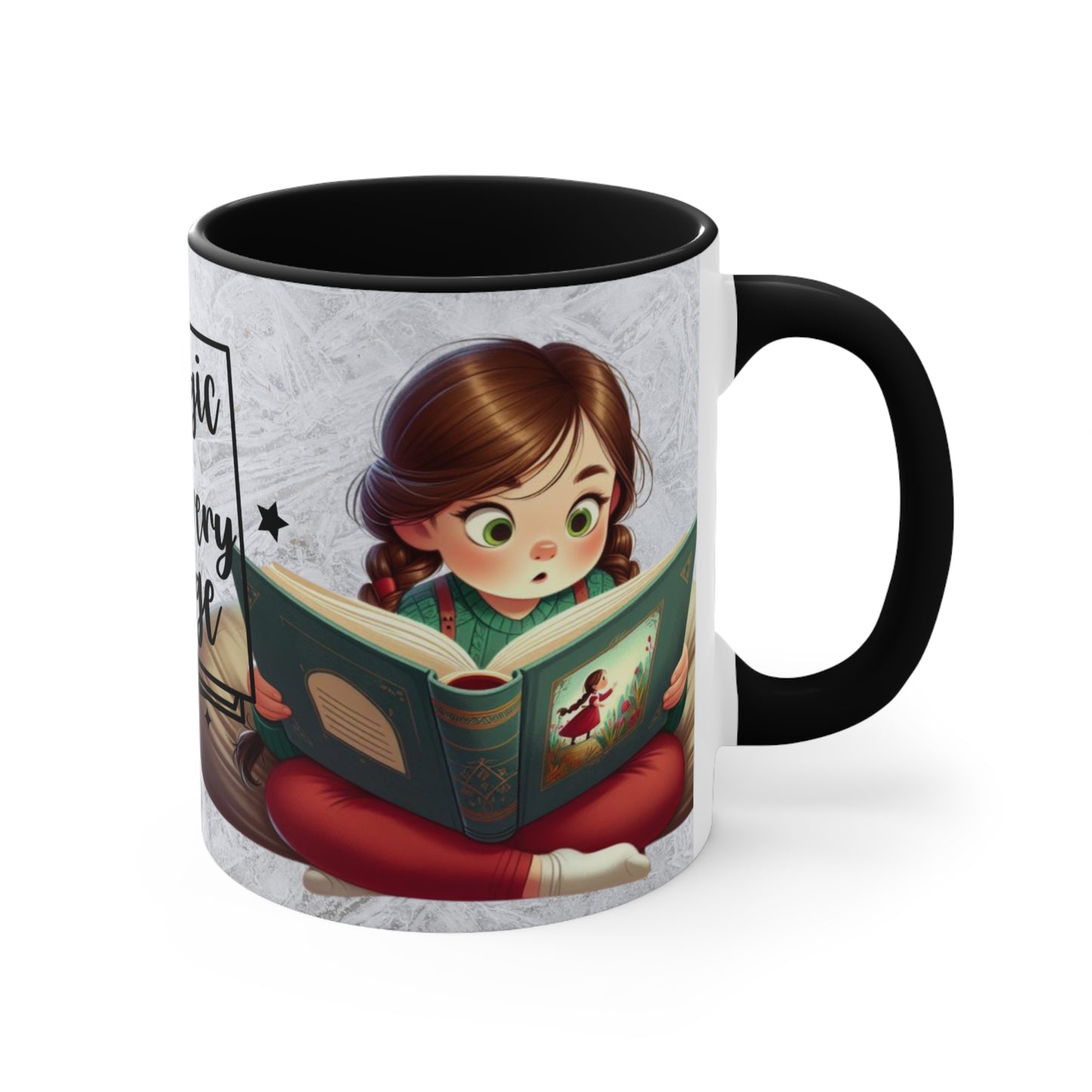 Colorful Accent Mugs, 11oz - Magic on every page