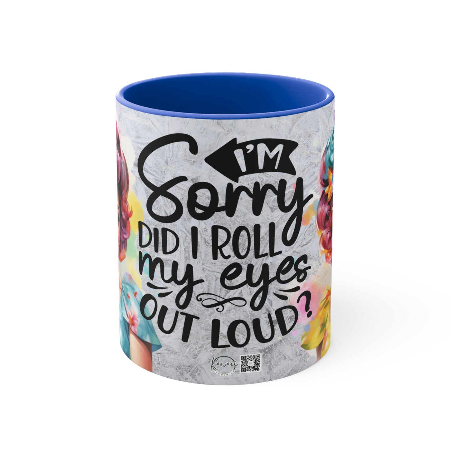 Colorful Accent Mugs, 11oz - I'm Sorry