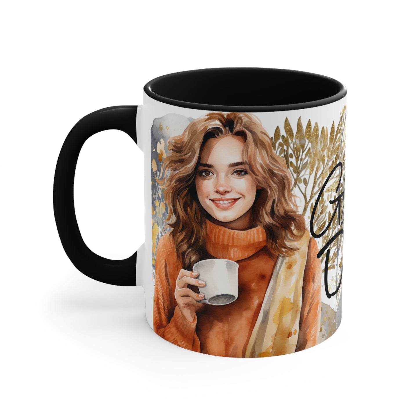 Colorful Accent Mugs, 11oz - Go Ask Your Dad