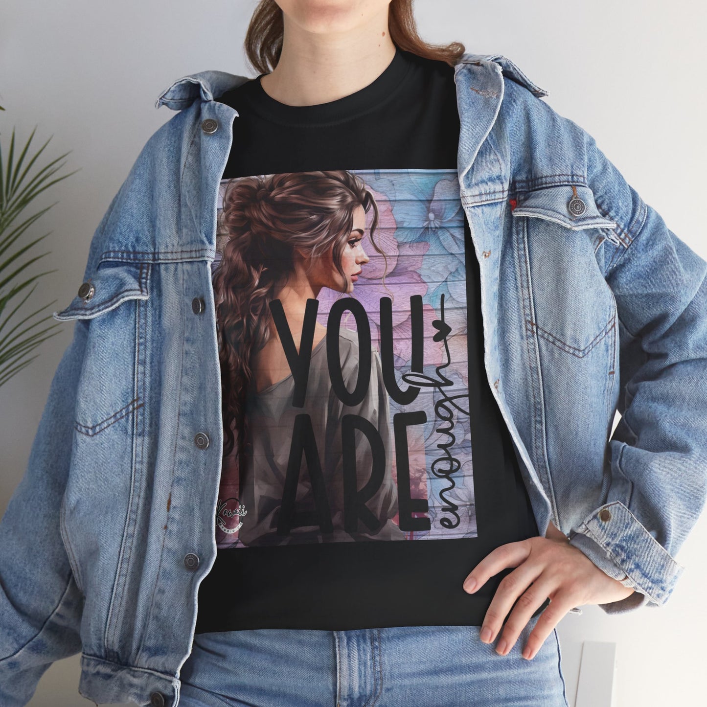Unisex Heavy Cotton Tee - You Are Enough