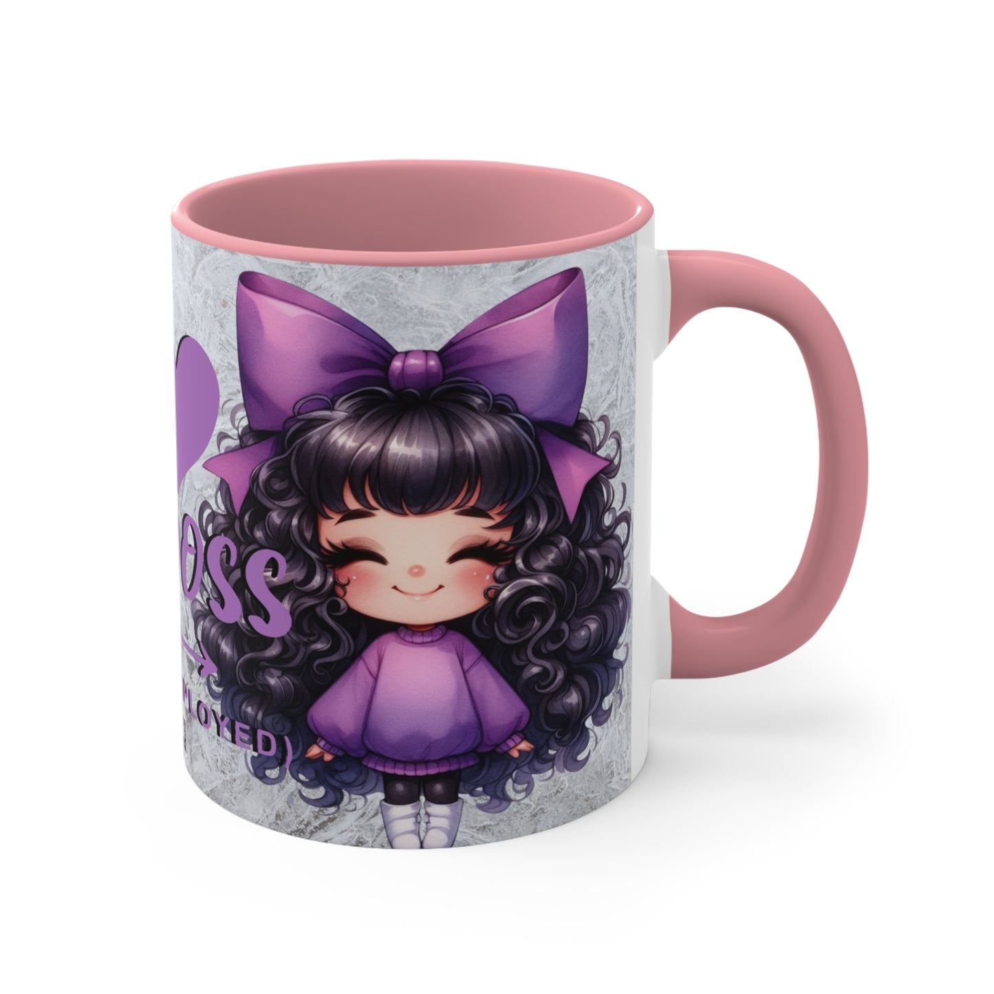 Colorful Accent Mugs, 11oz - I love my boss v.2