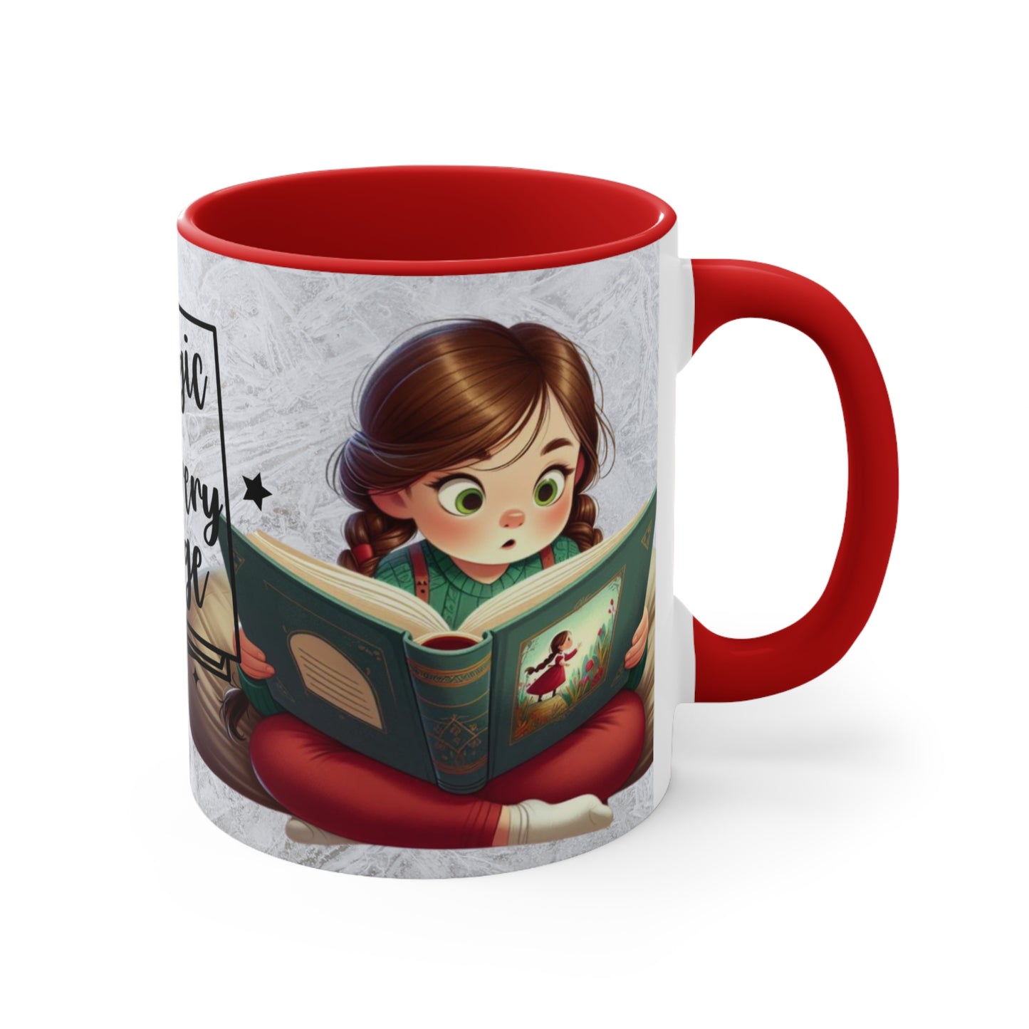 Colorful Accent Mugs, 11oz - Magic on every page