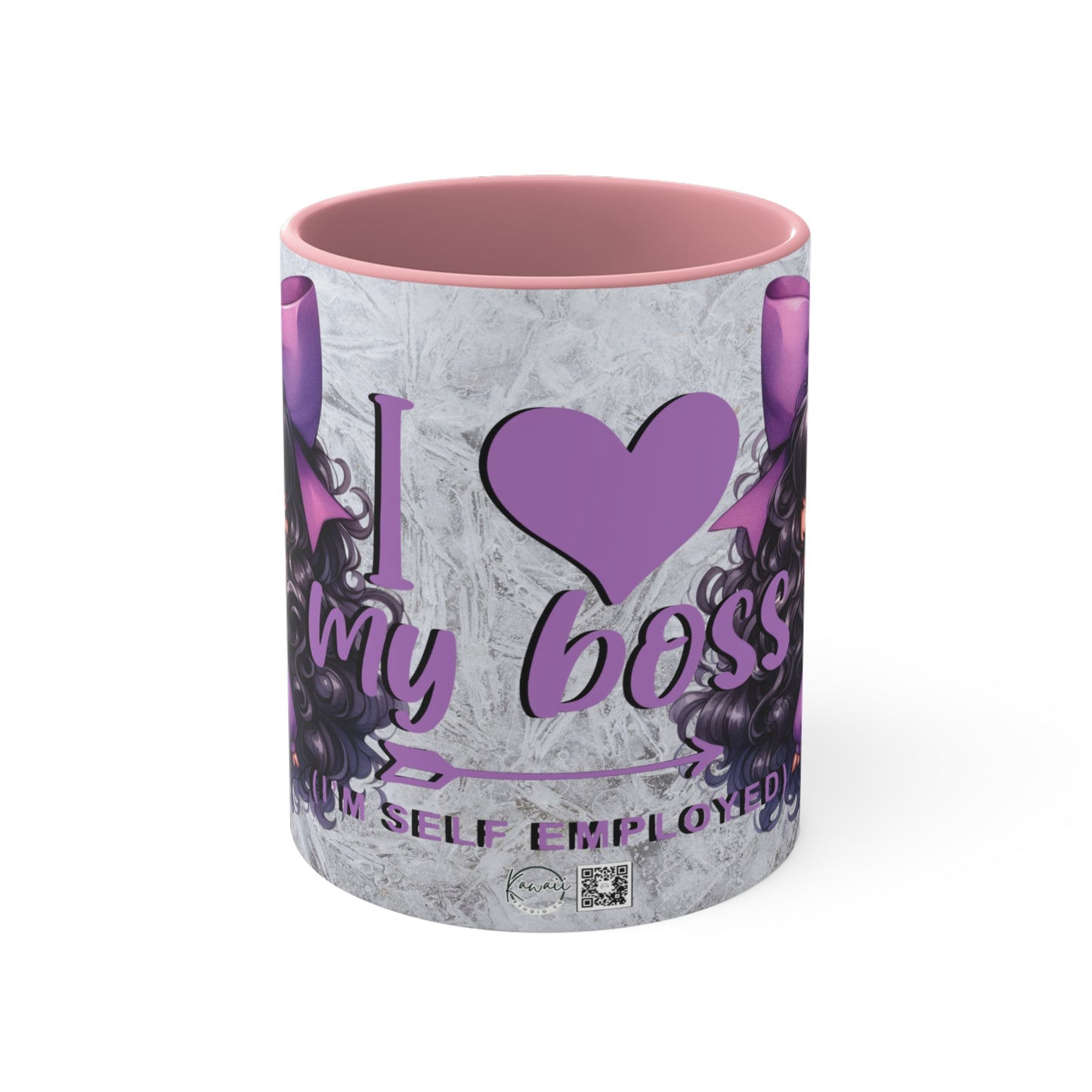 Colorful Accent Mugs, 11oz - I love my boss v.2