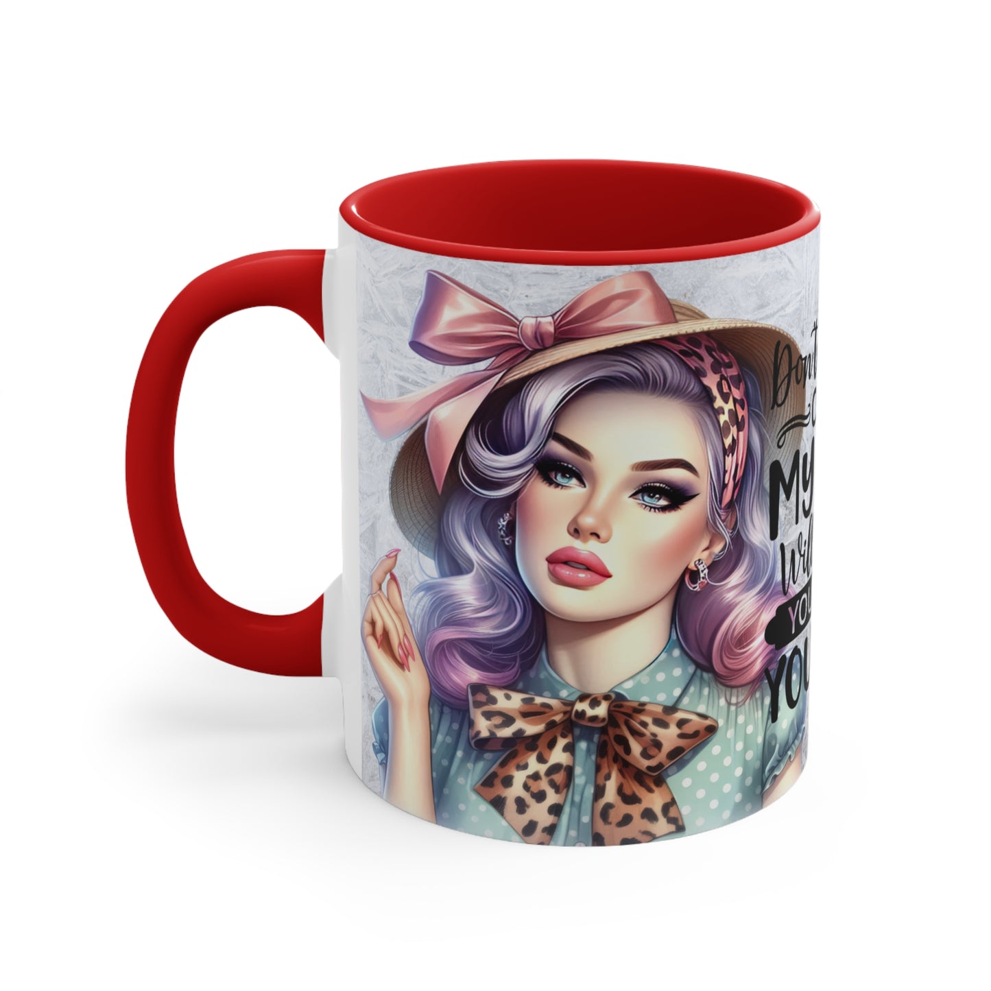 Colorful Accent Mugs, 11oz - Don't be rude