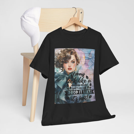 Unisex Heavy Cotton Tee - Drop It Like It's Hot