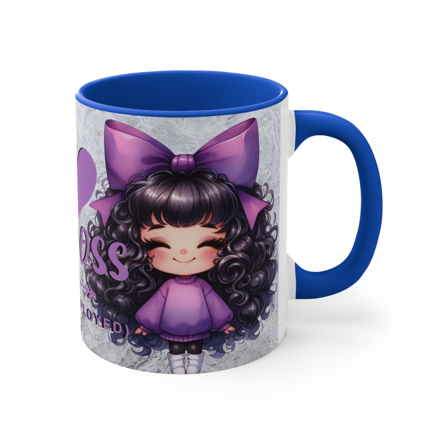 Colorful Accent Mugs, 11oz - I love my boss v.2