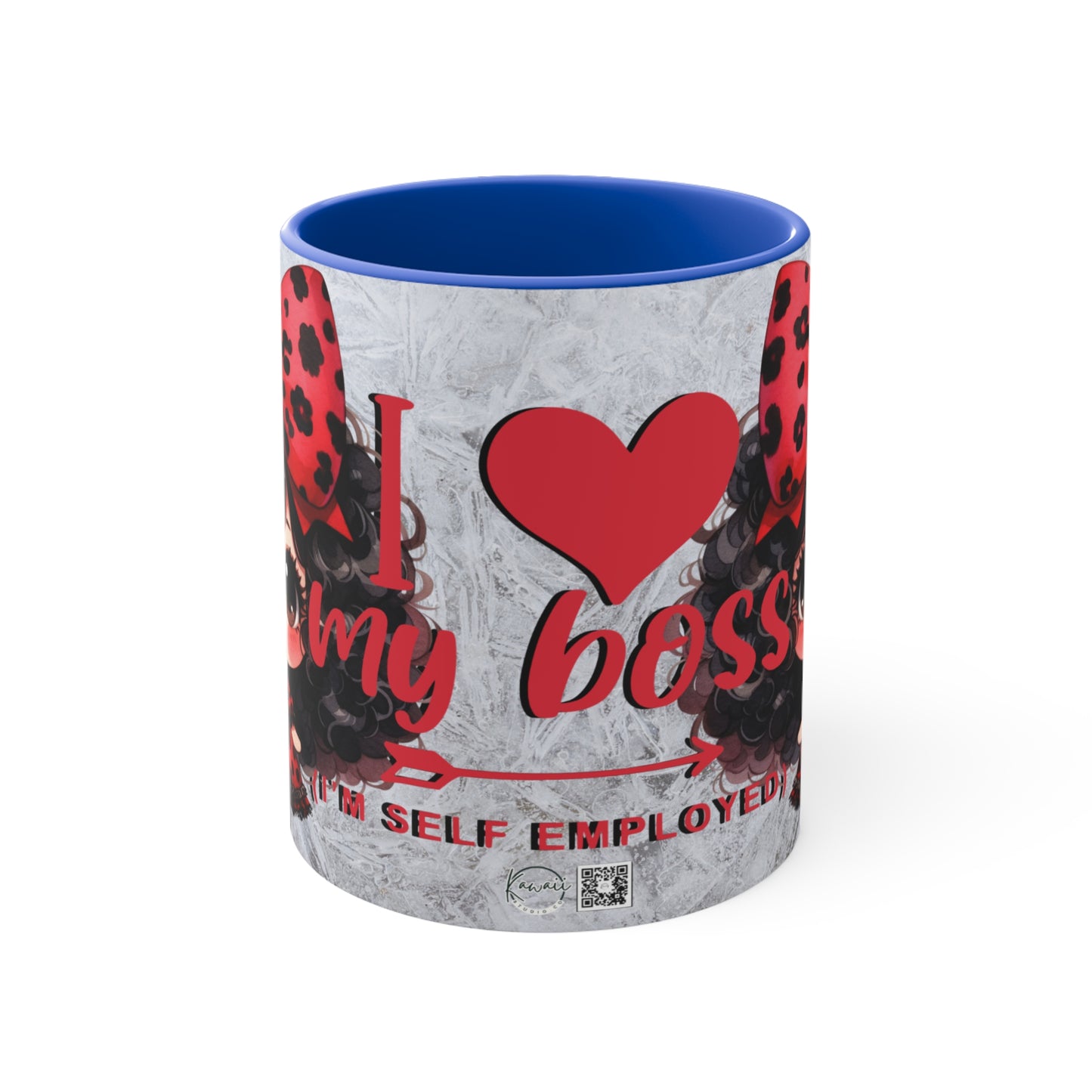 Colorful Accent Mugs, 11oz - I love my boss