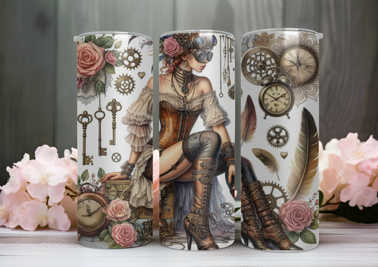 20 OZ TUMBLER  - STEAMPUNK BOHO