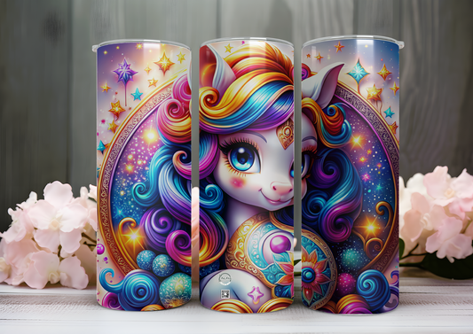 20 OZ TUMBLER  - MYSTICAL UNICORN