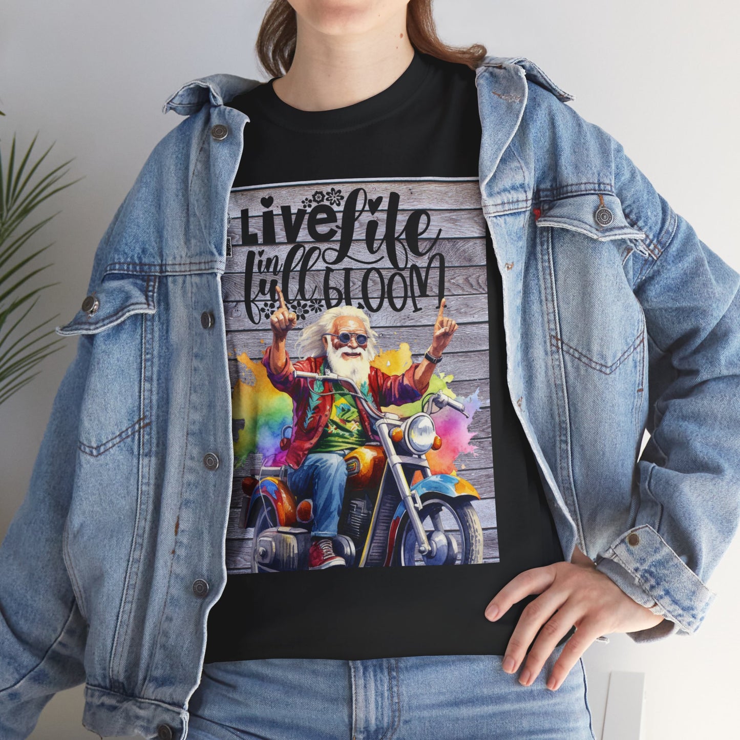 Unisex Heavy Cotton Tee - Full Bloom
