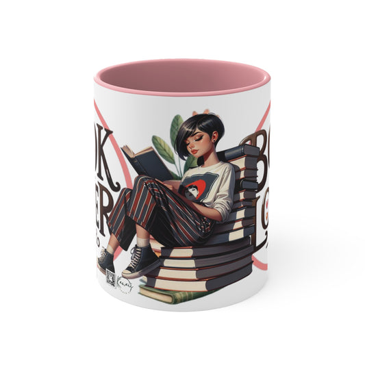 Colorful Accent Mugs, 11oz - Book Lover
