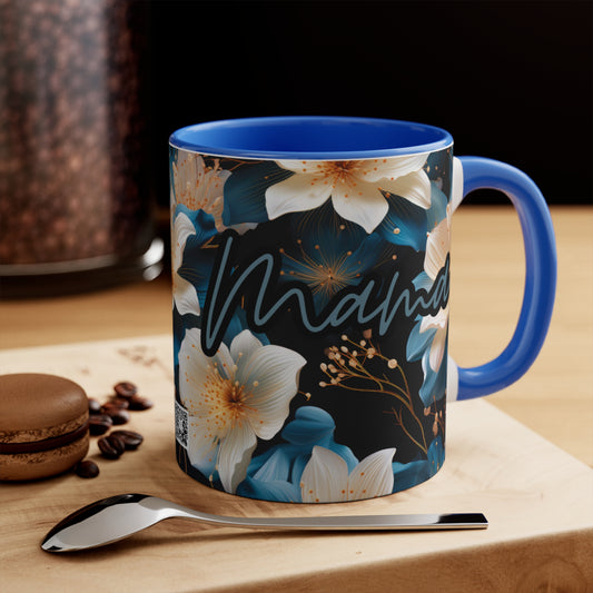 Colorful Accent Mugs, 11oz - Mama