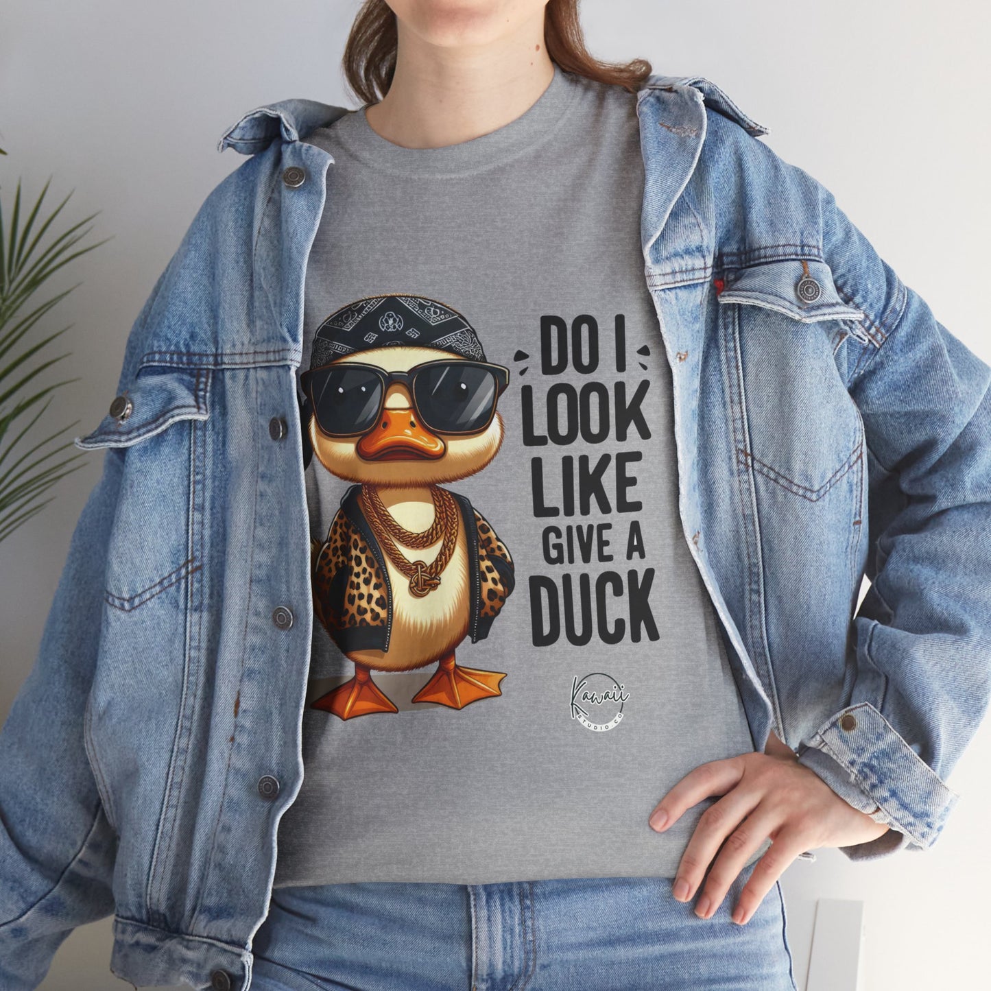 Unisex Heavy Cotton Tee - Give a Duck