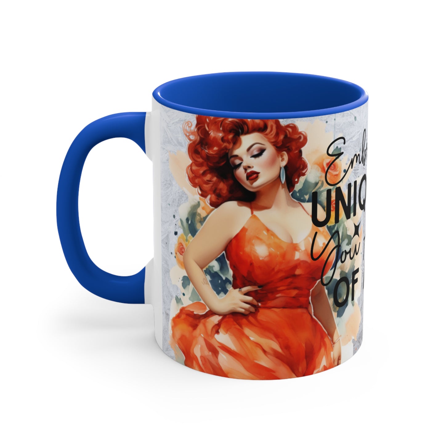 Colorful Accent Mugs, 11oz - Embrace